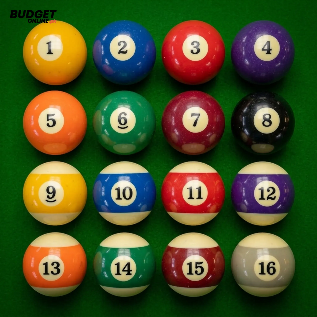 Medium Billiard Ball Set – 16 Pieces