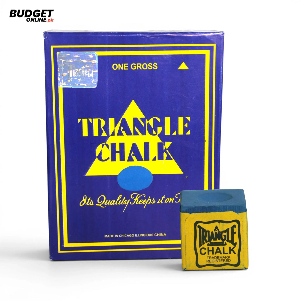 Triangle Blue Billiard Chalk
