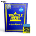 King Triangle Blue Billiard Chalk