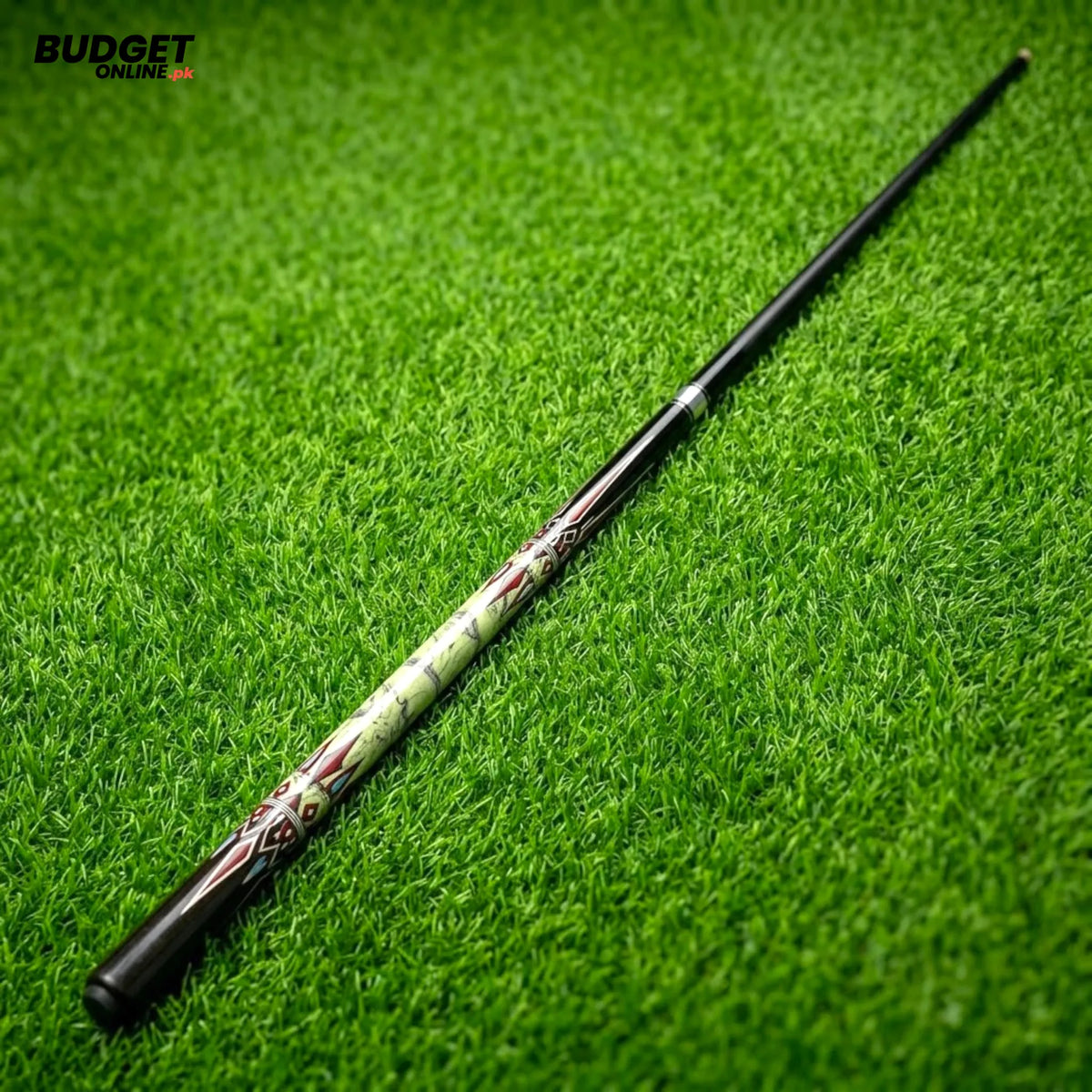 2-Piece Billiard Cue Stick With Colorful Handle