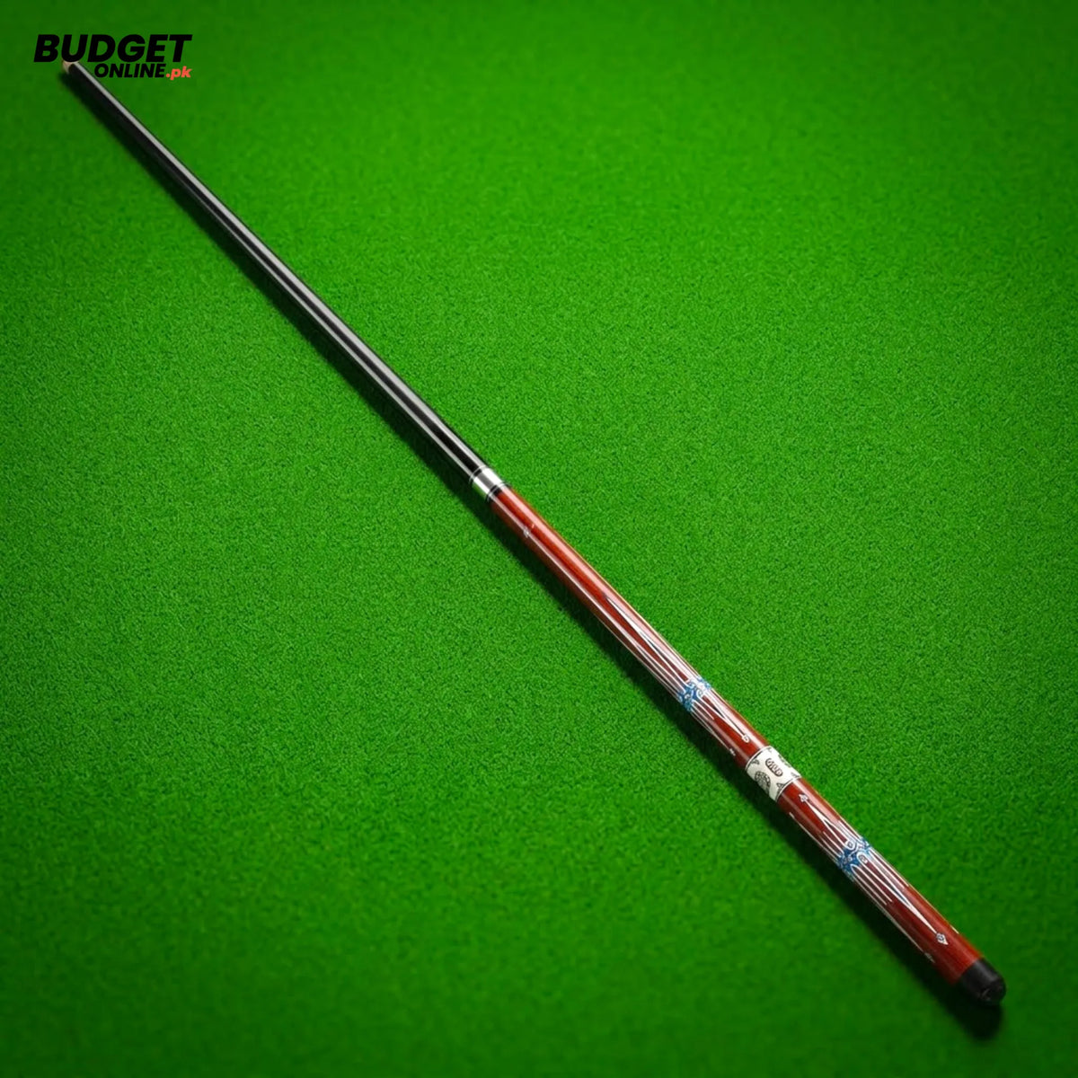 2-Piece Billiard Cue Stick With Colorful Handle