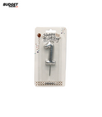 Number 1 Birthday Candle – Gold or Silver