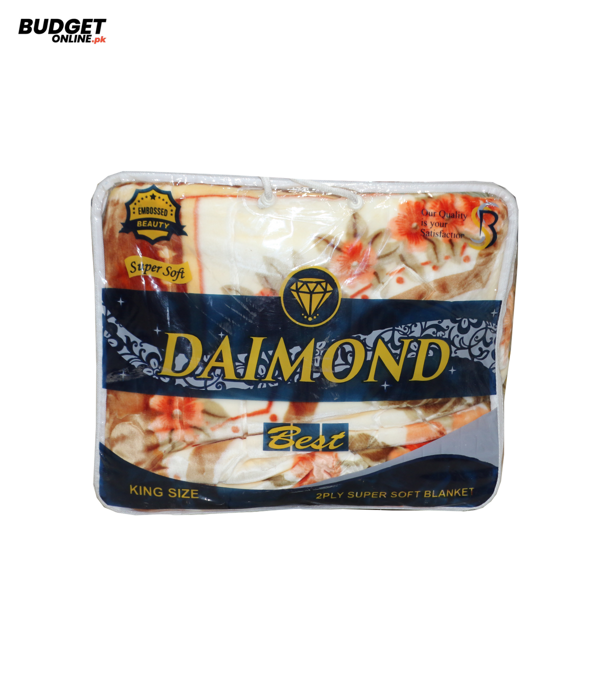 Diamond 2-Ply King Size Soft Blanket