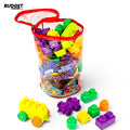 88-Piece Colorful Building Blocks Set