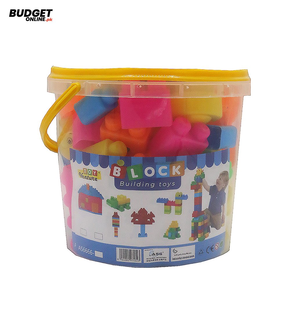75-Piece Building Blocks Bucket Set