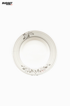 Elegant Patterned Rim Dinner Plate