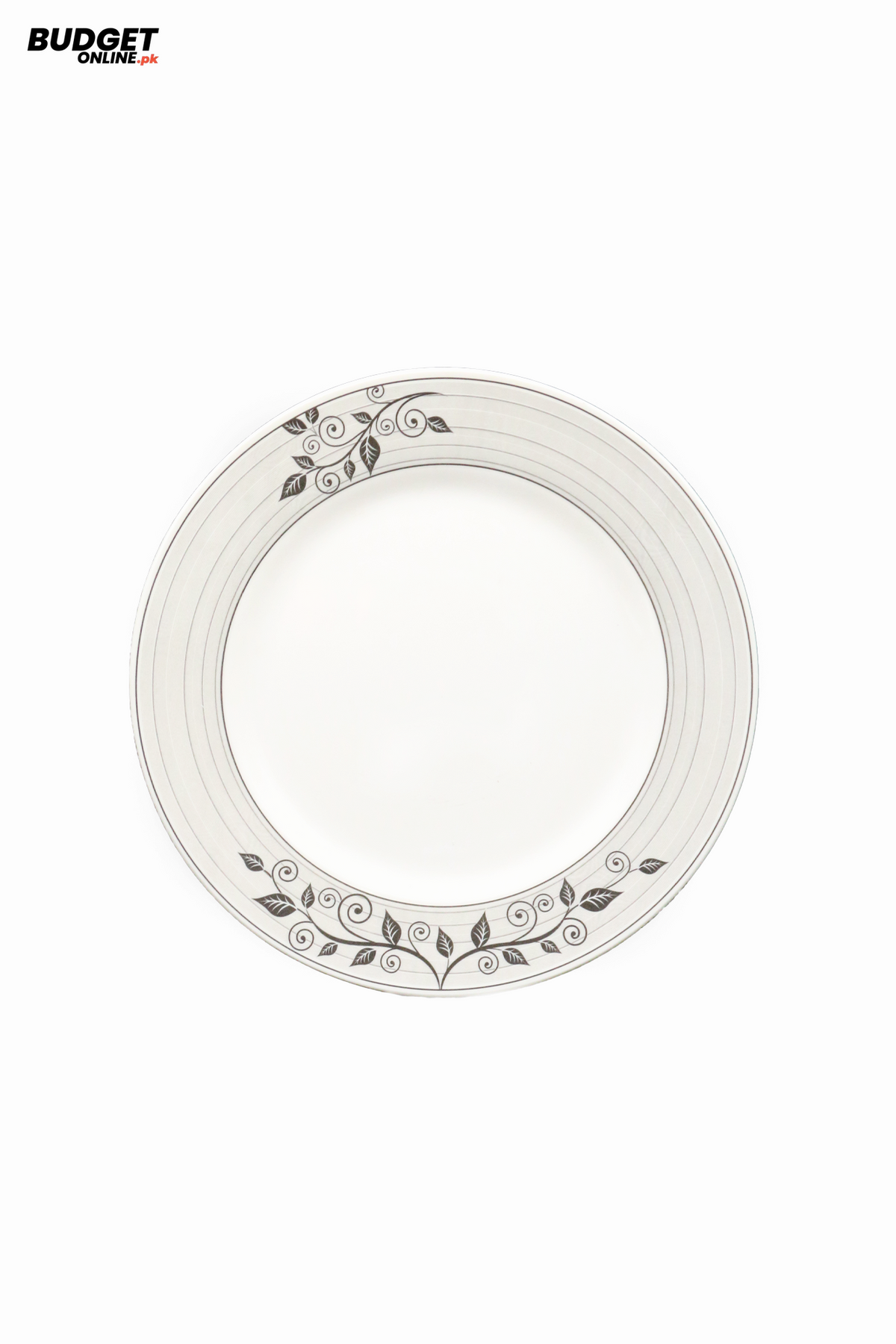 Floral Border Rice Plate 10 Inch