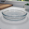 Borcam Round Glass Dish 10 Inch