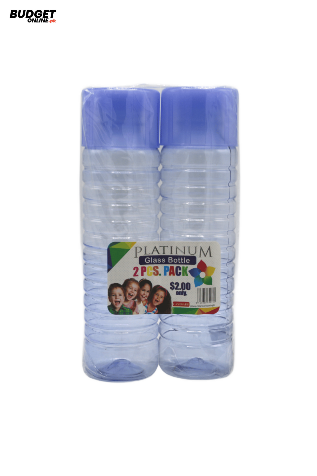 Platinum Glass Fridge Bottle Set – 2 Pieces