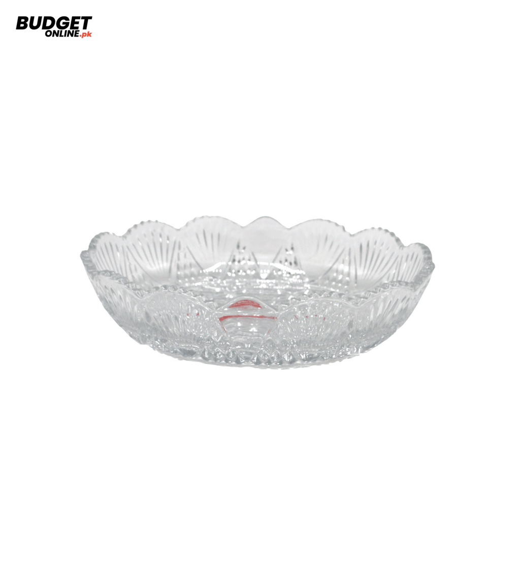 Small Cut-Glass Serving Bowl