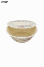 Floral Covered Serving Bowl