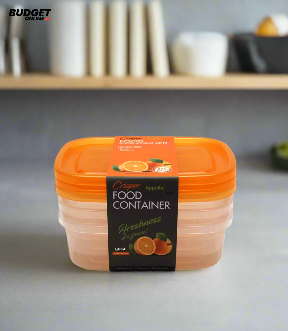 Appollo 3-Piece Large Food Container Set