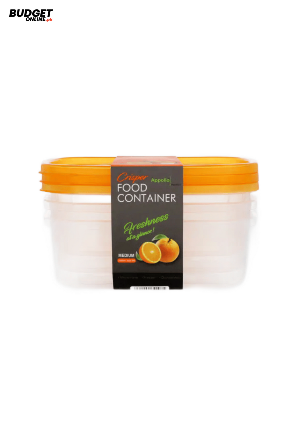 Apollo Crisper Food Container Set – 3 Piece