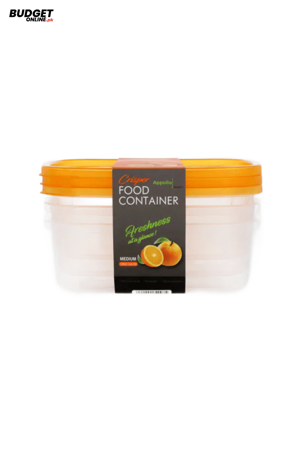 Apollo Crisper Food Container Set – 3 Piece