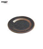 Black Decorative Plate 9 Inch