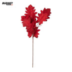 Red Paper Leaf Decorative Branch
