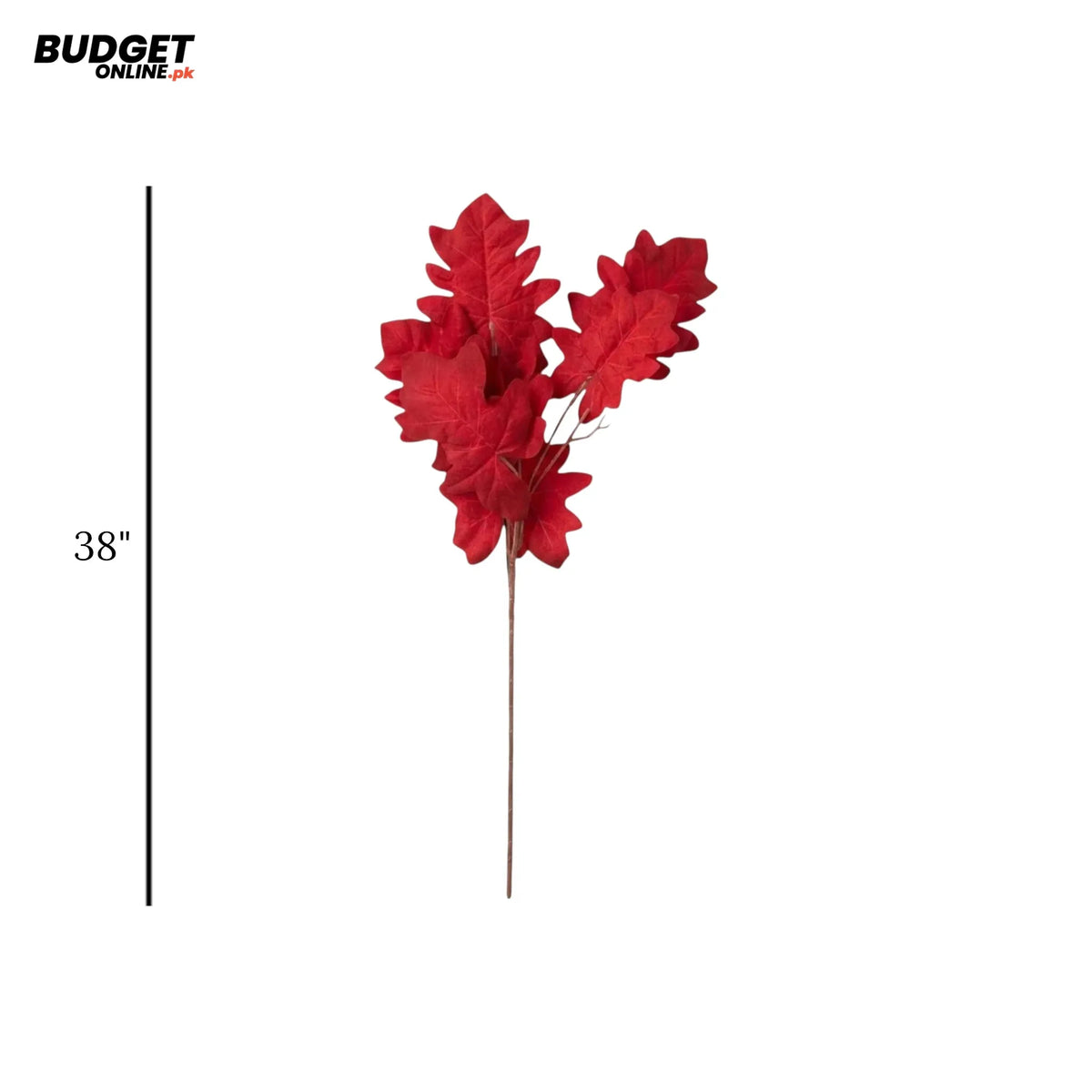 Red Paper Leaf Decorative Branch
