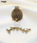 Sparrow Crystal Stone Brooch