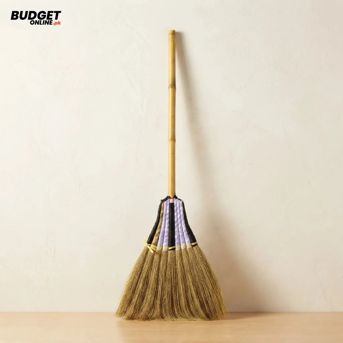 9-Line Floor Broom With Cloth Handle