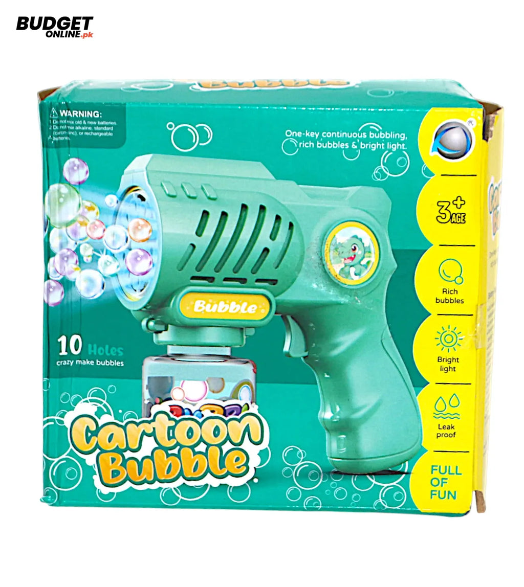 Cartoon Bubble Gun With 10 Holes