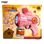 Capybara Electric Bubble Gun Toy