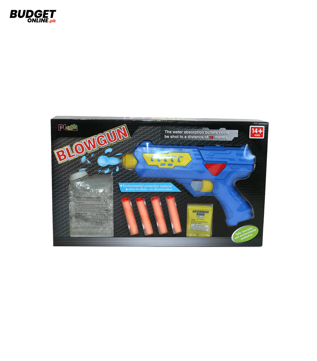 2-In-1 Foam Dart & Gel Bead Toy Gun