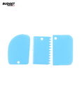 3-Piece Cake Decorating Scraper Set