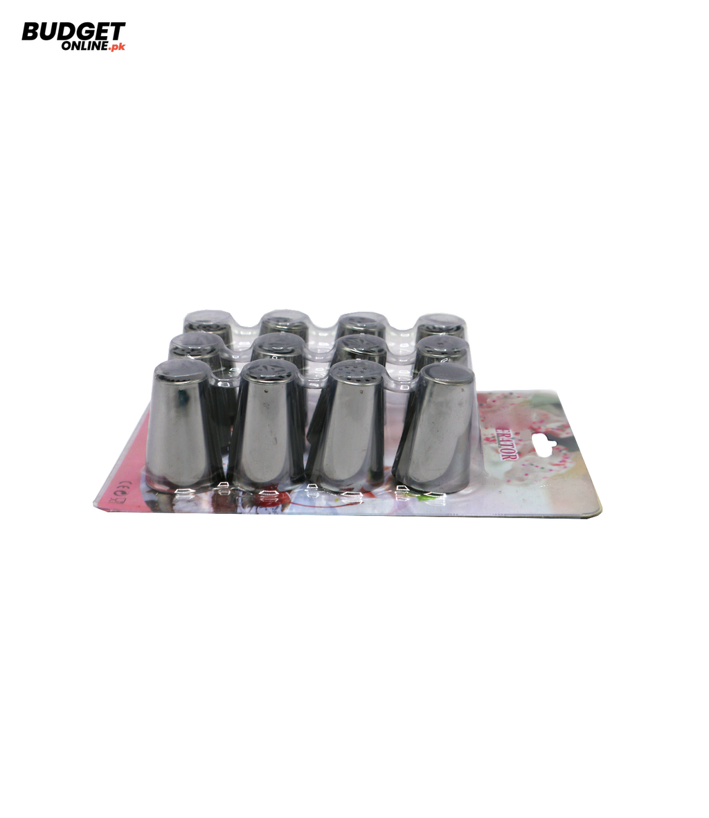 12-Piece Cake Decorating Nozzle Set
