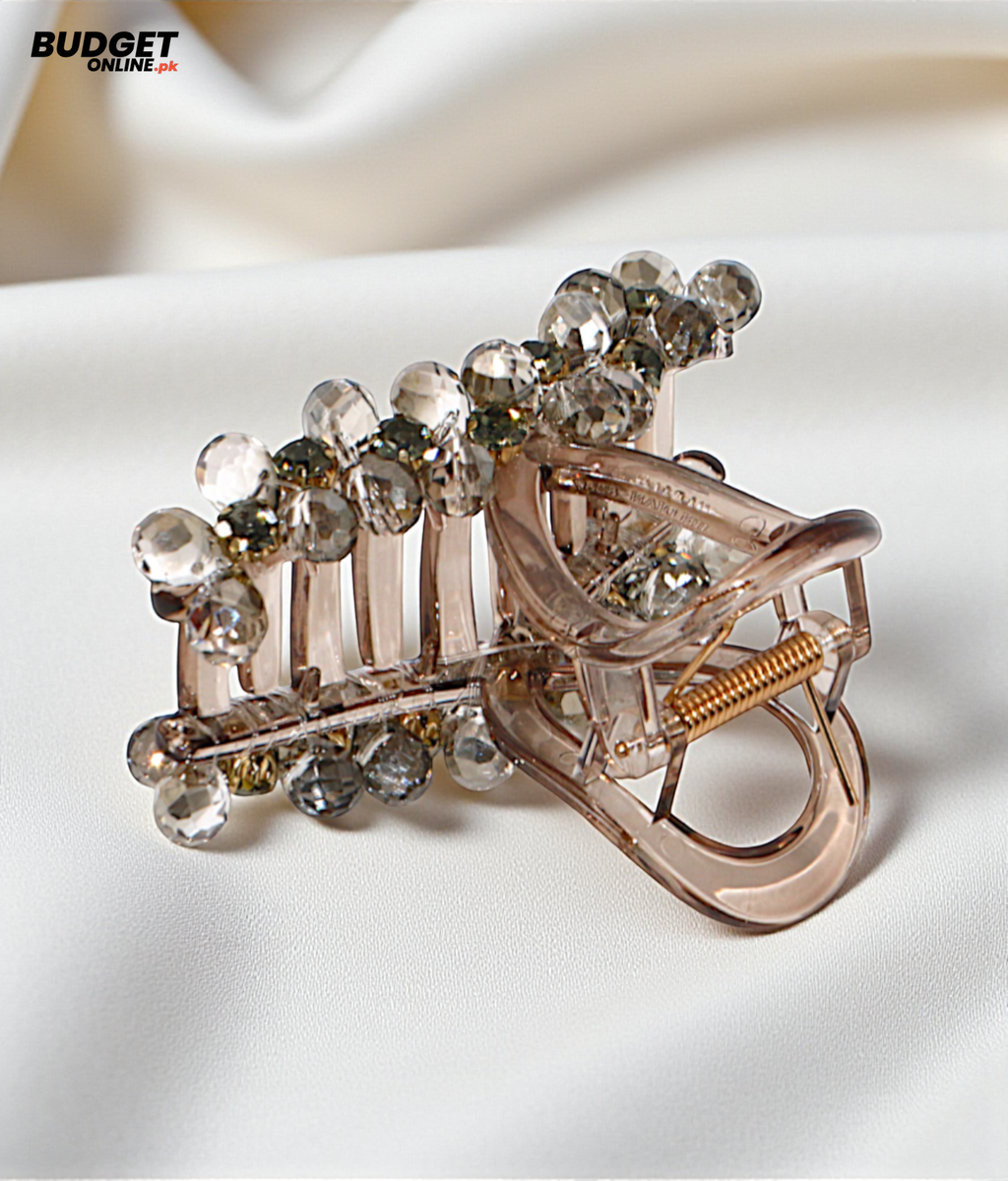 Pearl Detail Claw Hair Catcher