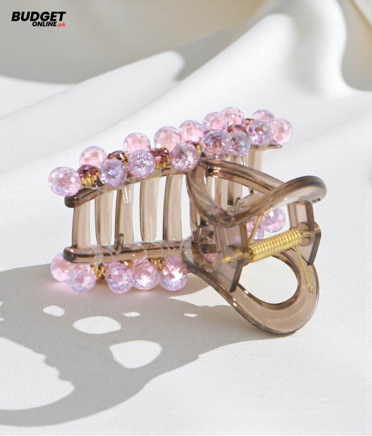 Pearl Detail Claw Hair Catcher