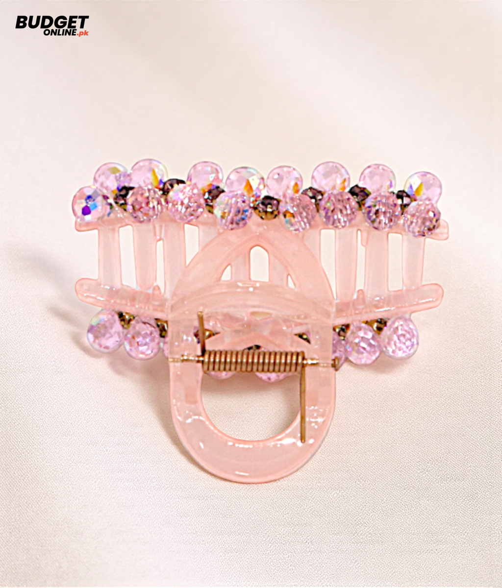 Pearl Detail Claw Hair Catcher