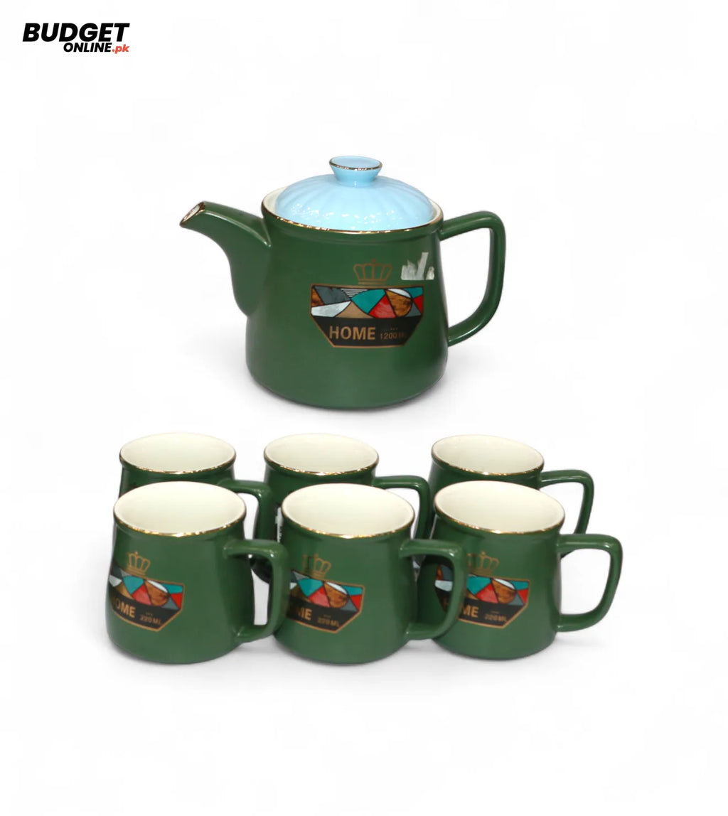 10-Piece Ceramic Coffee Tea Set