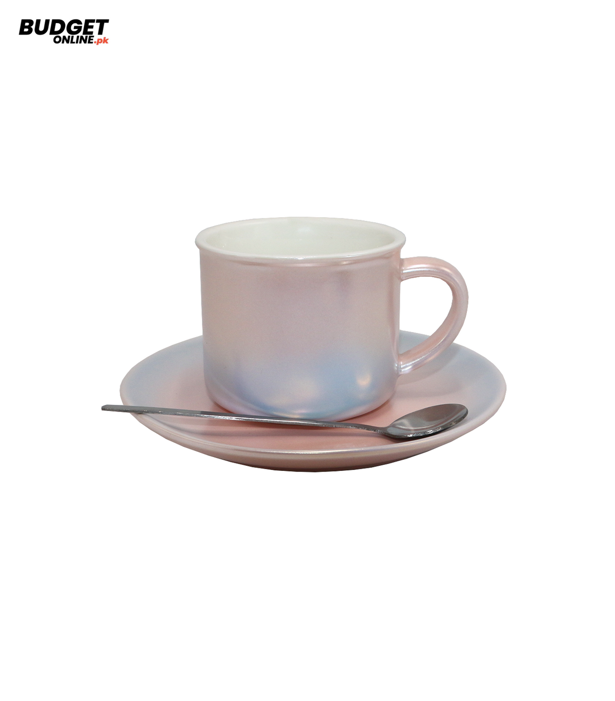 Ceramic Cup And Saucer Set With Spoon