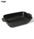 Black Ceramic Serving Dish 9 Inch