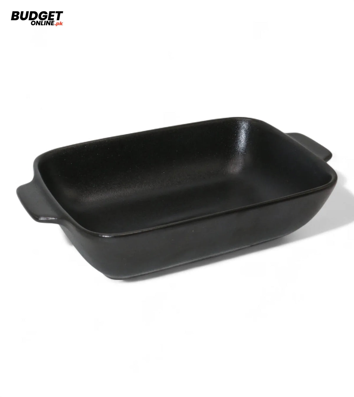 Black Ceramic Serving Dish 9 Inch