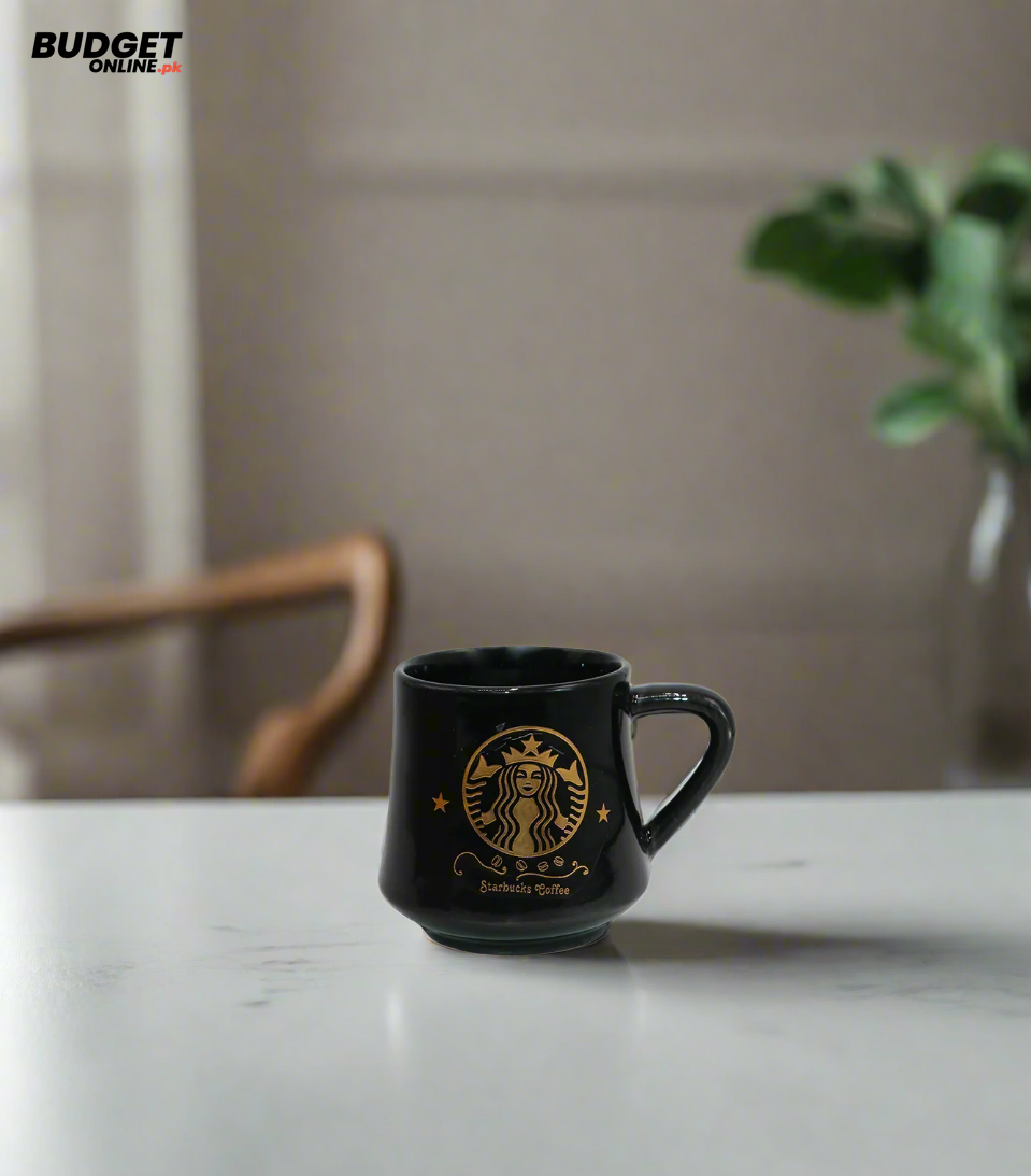 Black Coffee Ceramic Mug