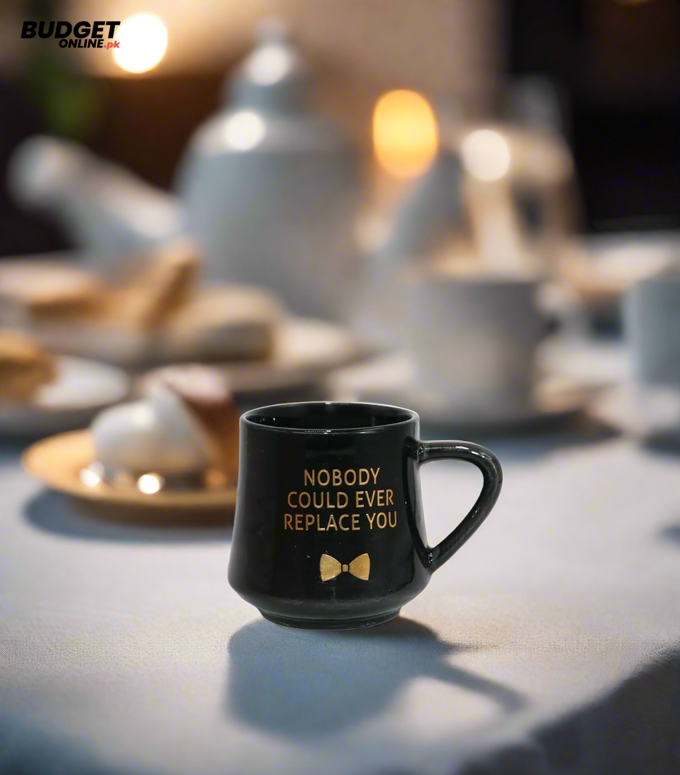 Black Ceramic Nobody Could Ever Replace You Mug
