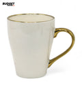 Gold Rim Ceramic Mug
