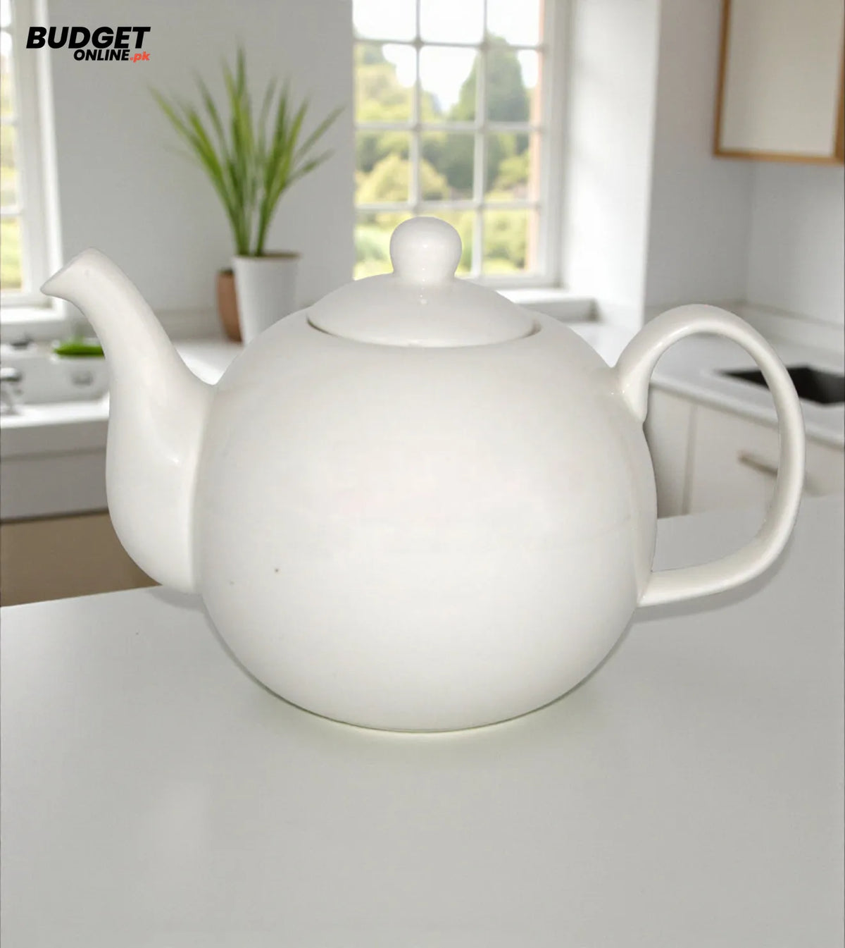 White Ceramic Tea Pot