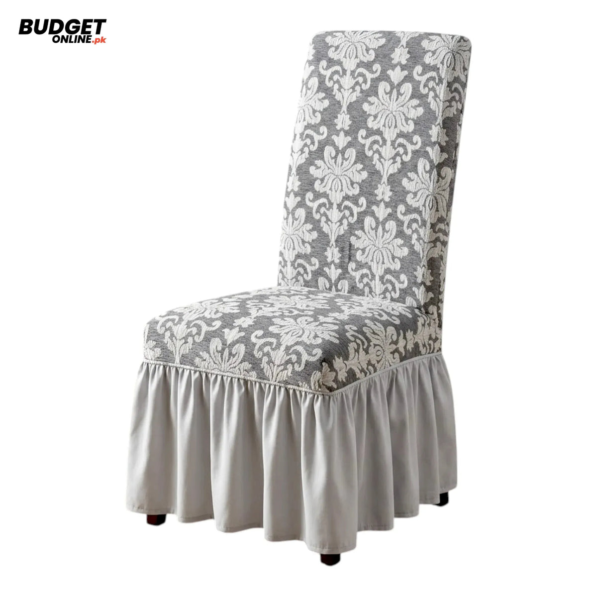 Brown Patterned Chair Covers Set of 2