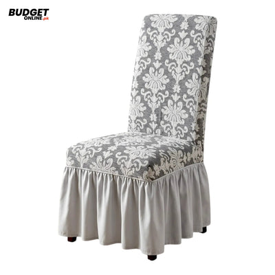Brown Patterned Chair Covers Set of 2