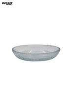 Textured Glass Serving Bowl