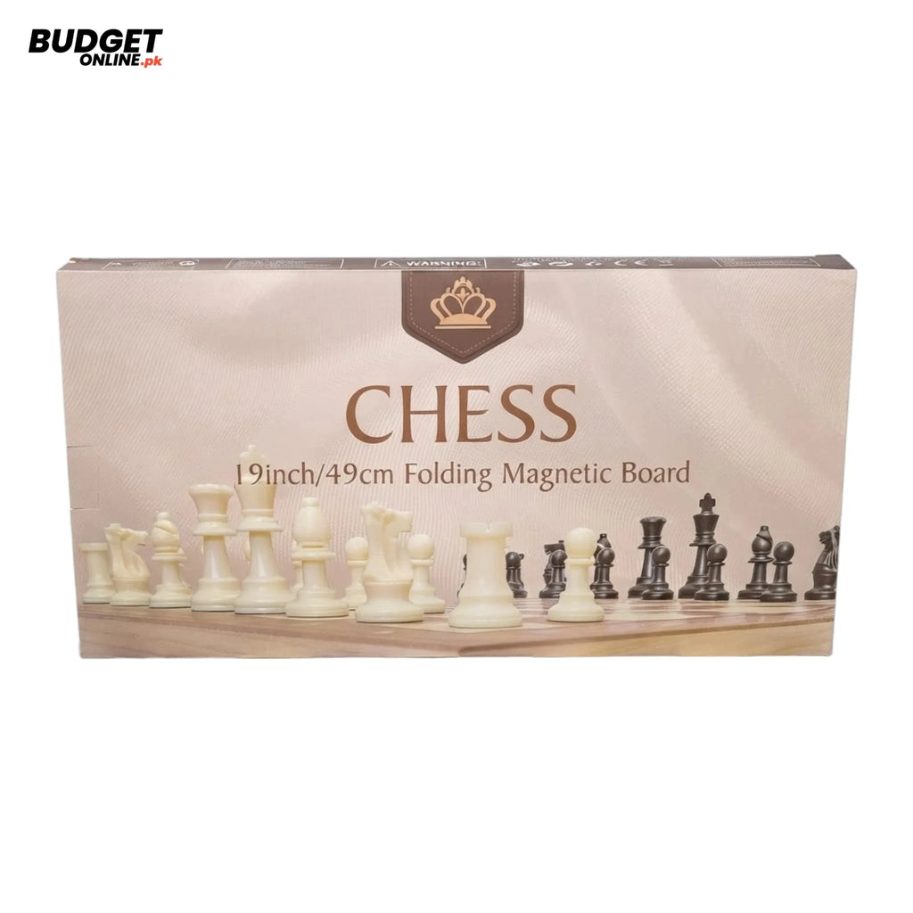 Large Folding Magnetic Chess Board Set