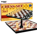Mini Magnetic 3-in-1 Chess Set