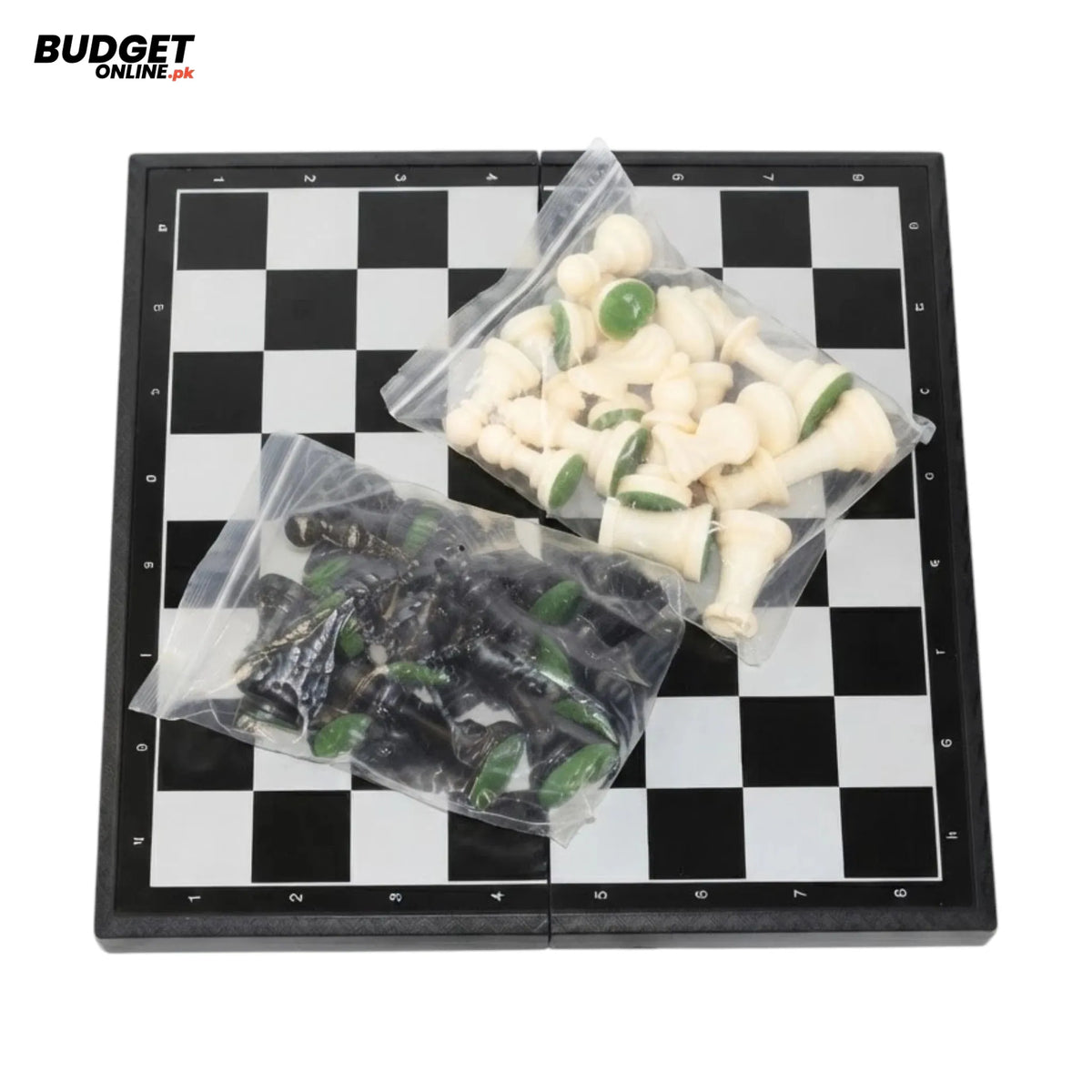 Compact Plastic Chess Board Game