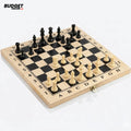 Small Wooden Chess Board Game Set