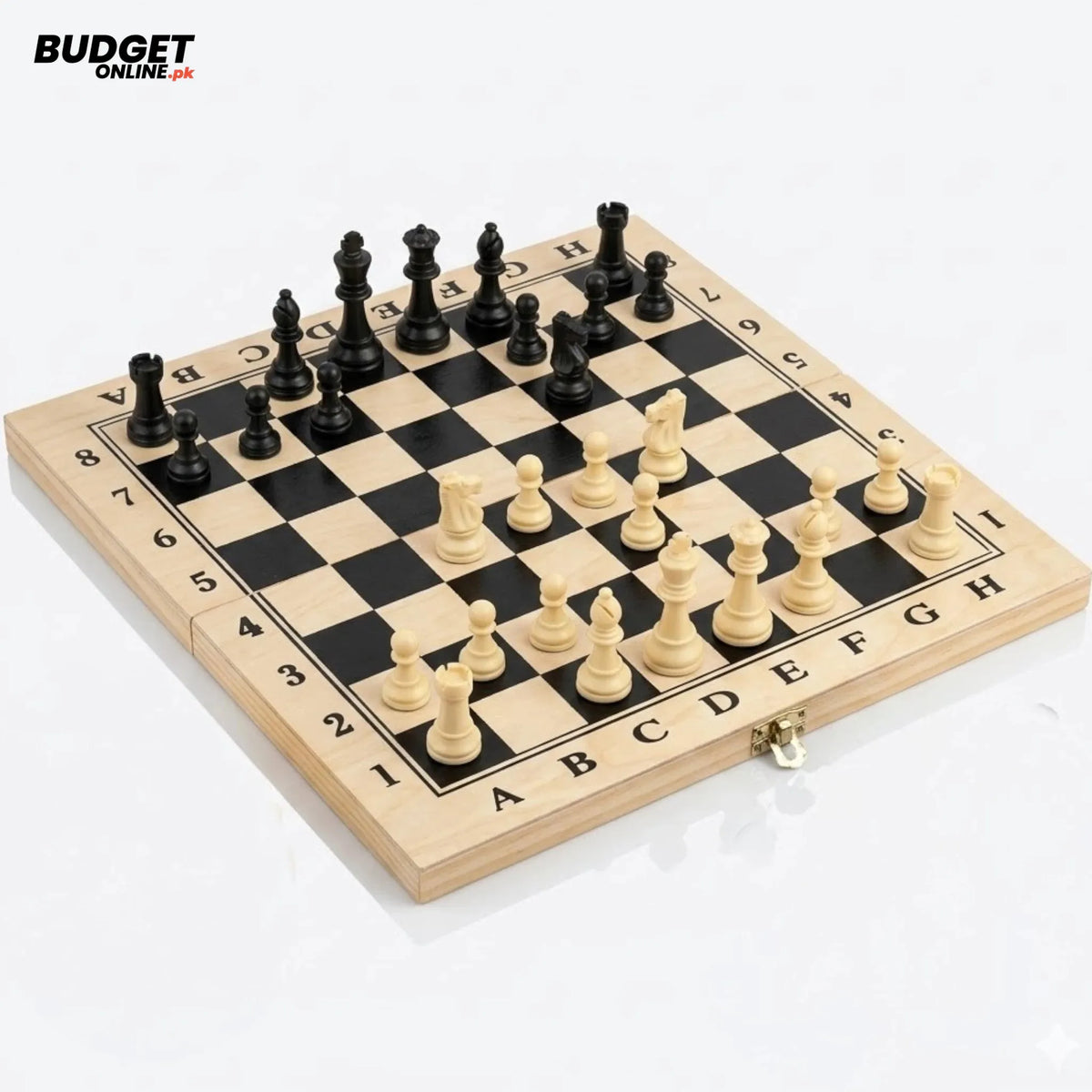 Small Wooden Chess Board Game Set