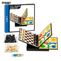 Magnetic Chess and Ludo 2-in-1 Board Game Set