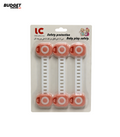 3-Piece Plastic Child Safety Locks