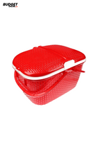 Plastic Carry Basket With Lid